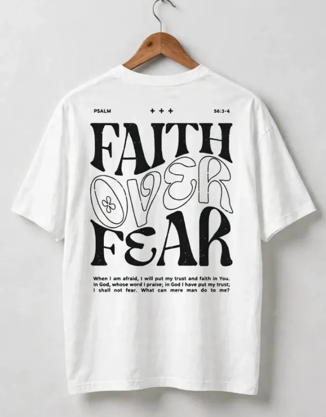 Remera FAITH OVER FEAR 2