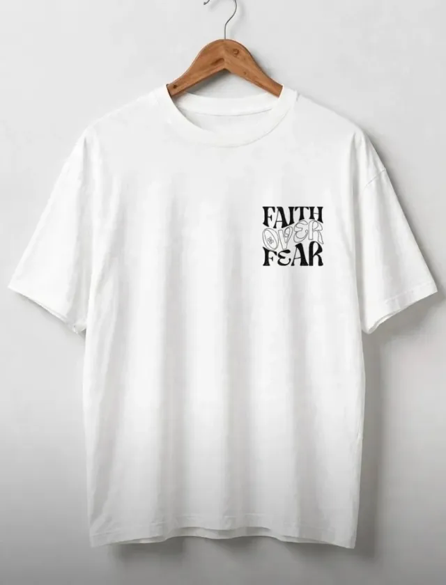 Remera FAITH OVER FEAR