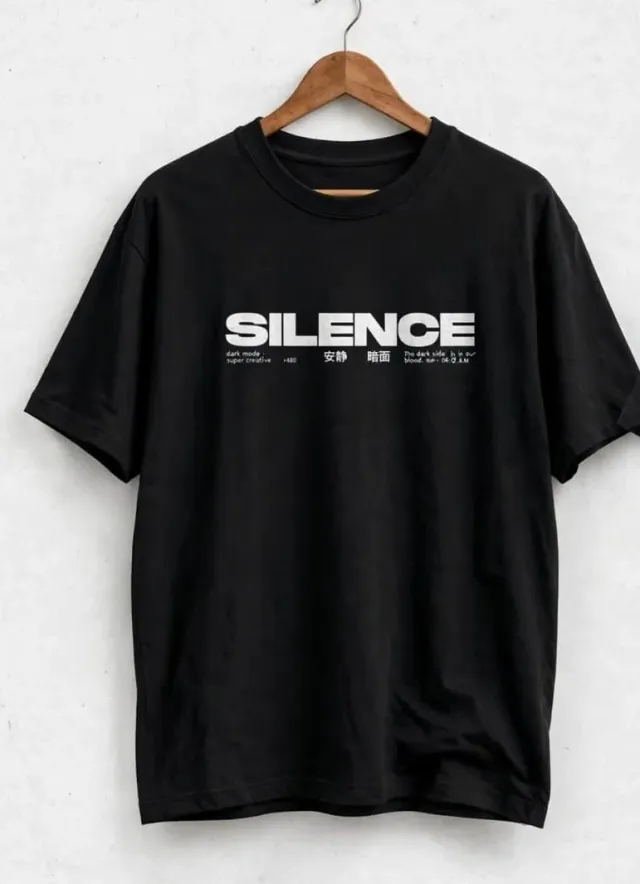 Remera SILENCE