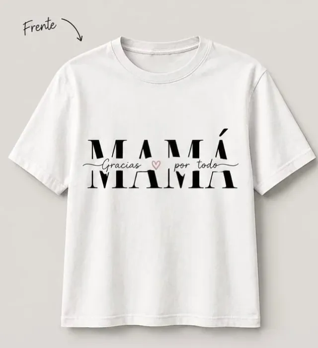 Remera “Mamá, Gracias por todo”