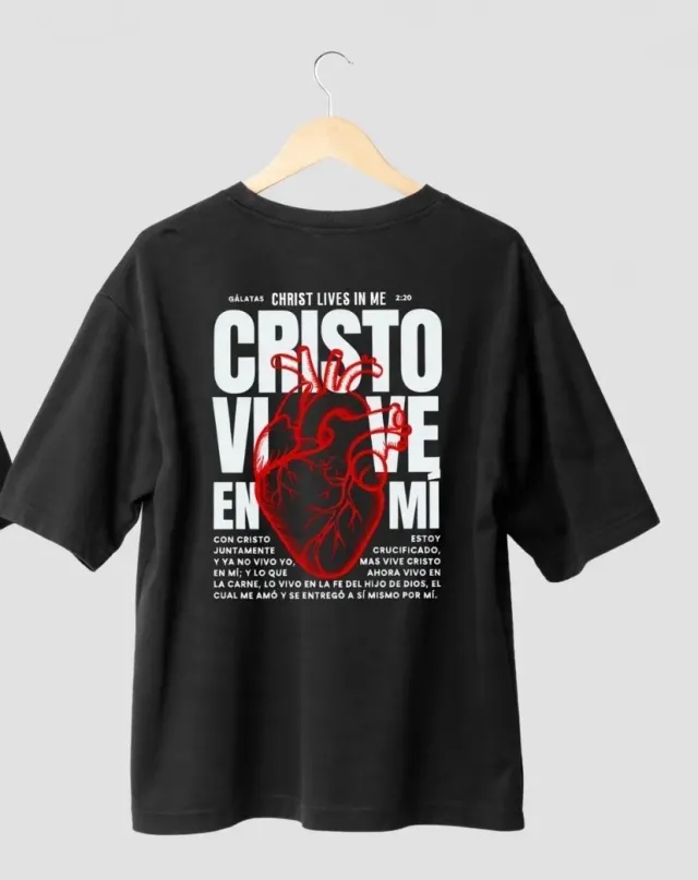 Remera Cristiana corazón 2