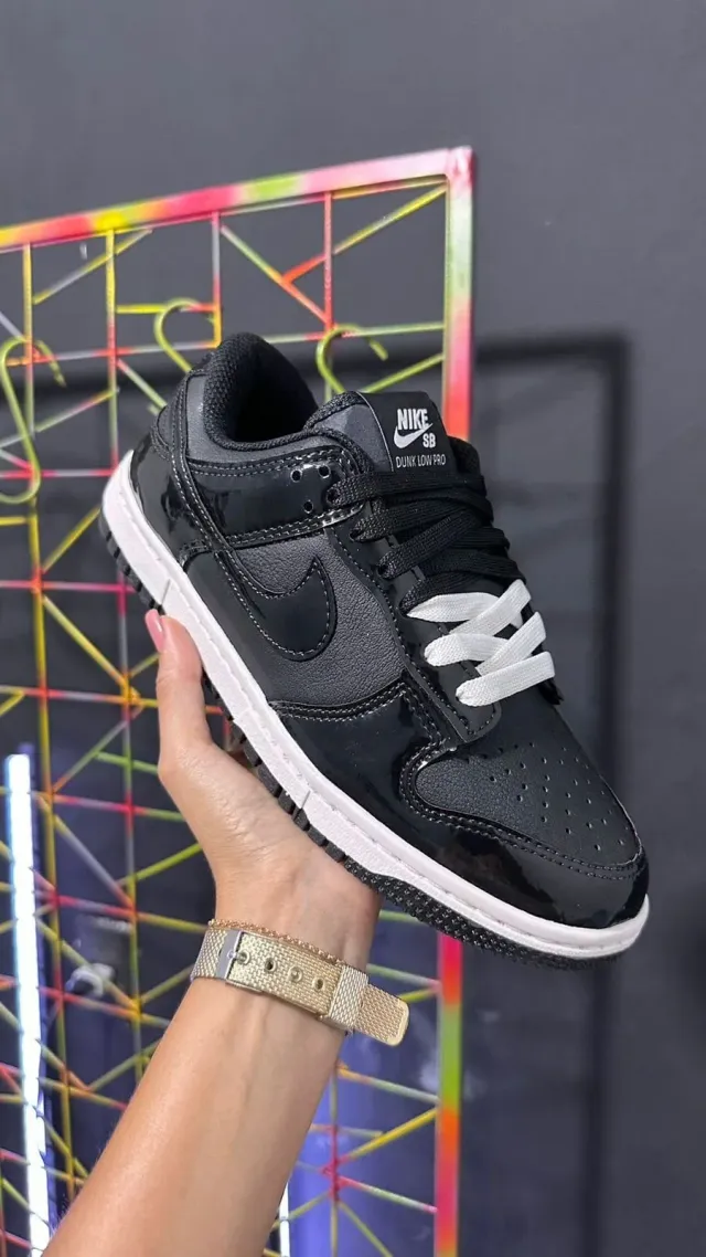 SB DUNK CHAROL NEGRO
