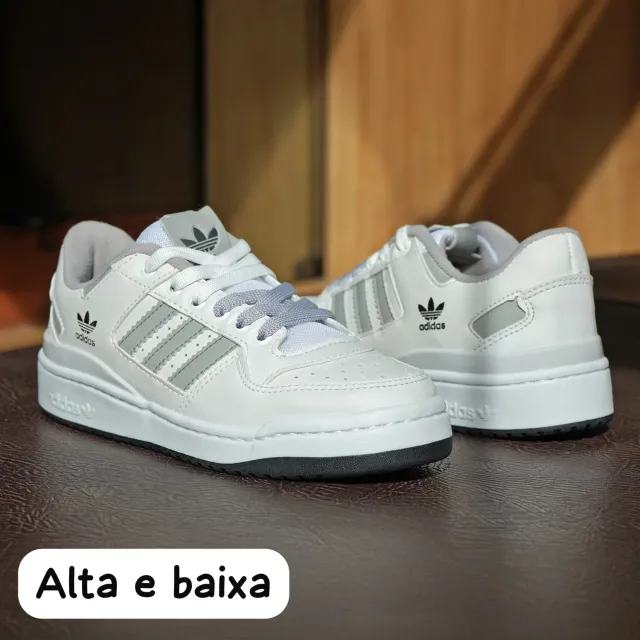 FORUM LOW BLANCO GRIS