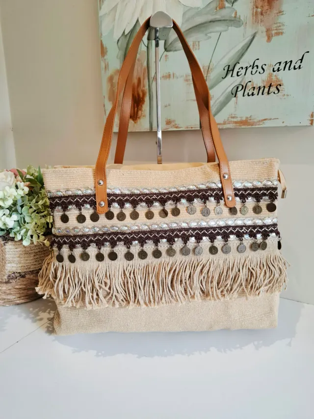 Bolso Indu diseño horizontal doble
