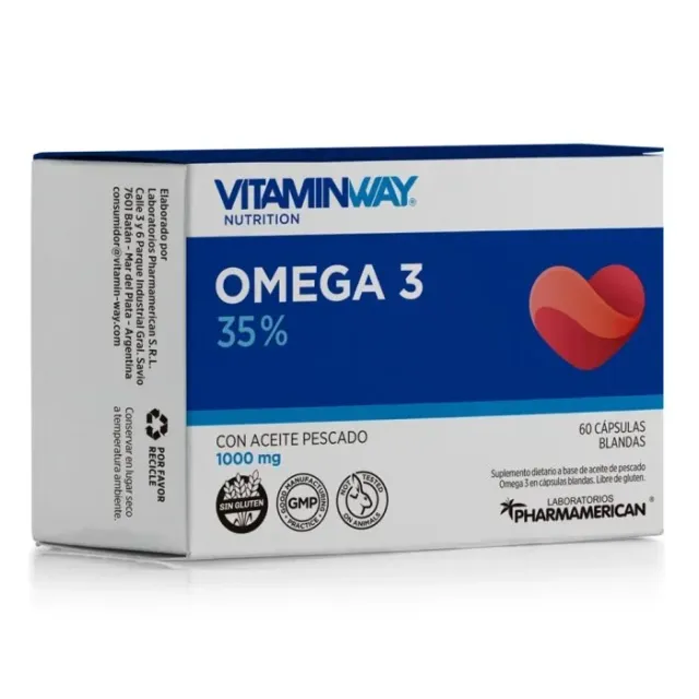 Omega 3 vitamin way x60 cápsulas