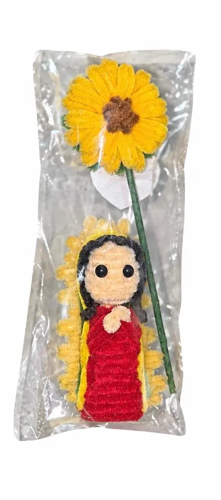 Girasol y Virgen de Guadalupe