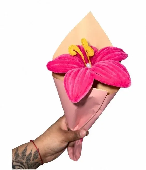 Lirio rosa ramo