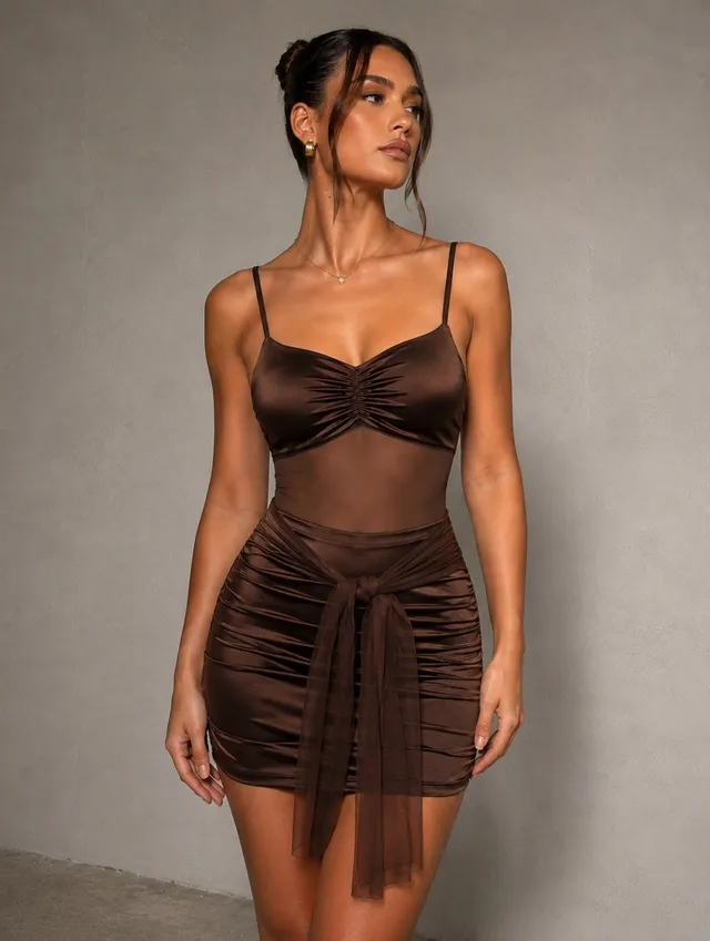 Vestido exclusive brown