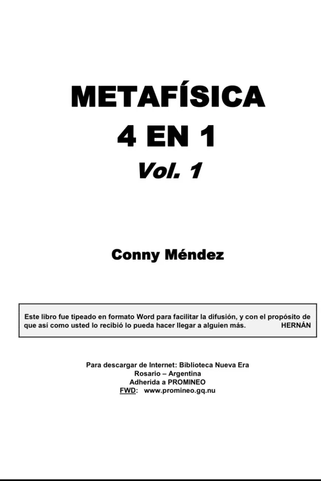 Metafísica Connie mendez