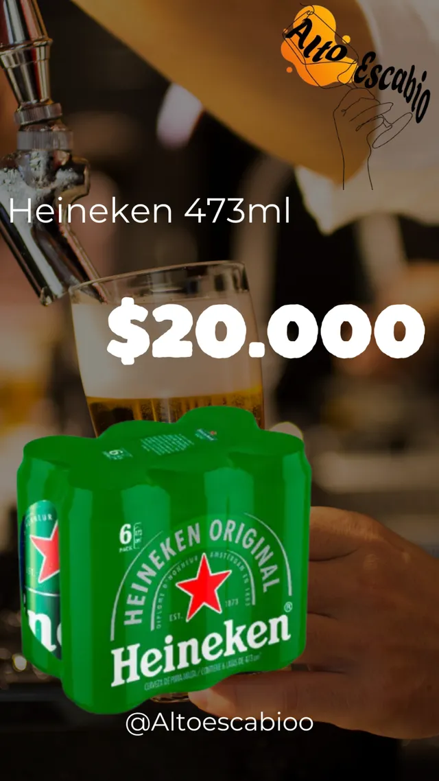 Six pack Heineken