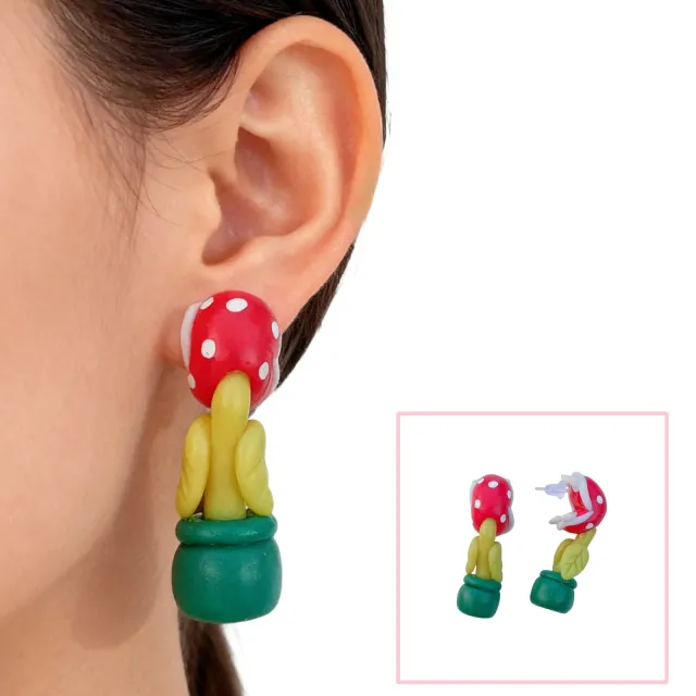 Aros de planta carnivora de Mario Bros