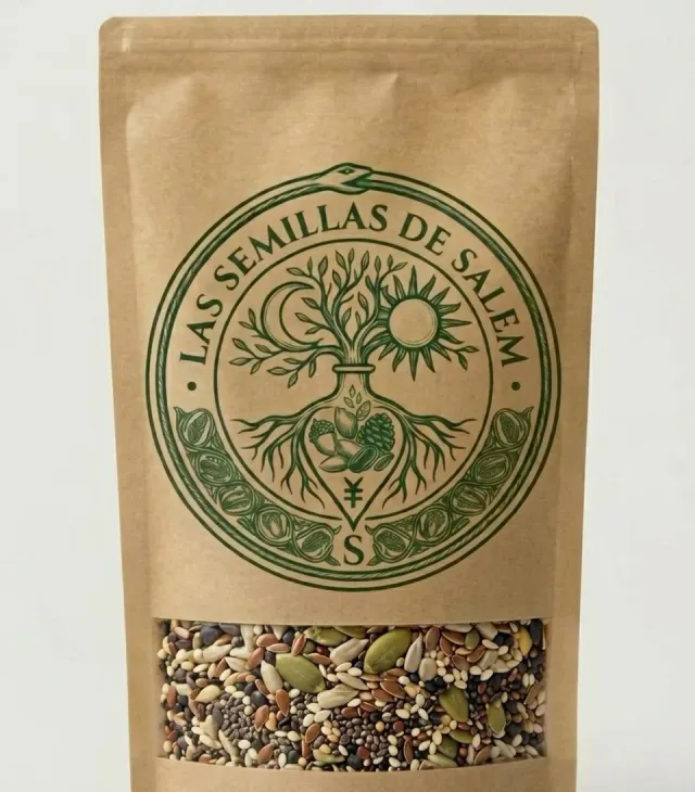 MIX DE SEMILLAS PREMIUM (girasol, zapallo, amapola , chia, lino marron y dorado)