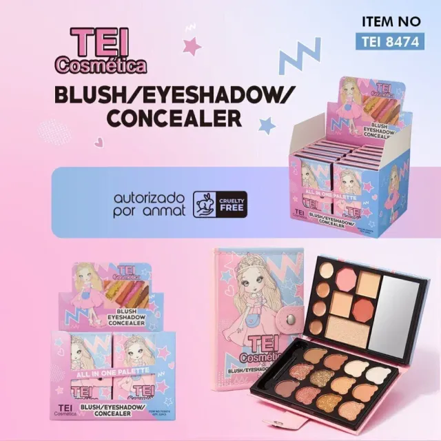 ALL IN ONE PALETTE BLUSH / EYESHADOW / CONCEALER 2