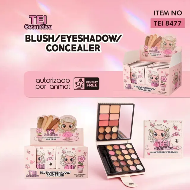 ALL IN ONE PALETTE BLUSH / EYESHADOW / CONCEALER 2