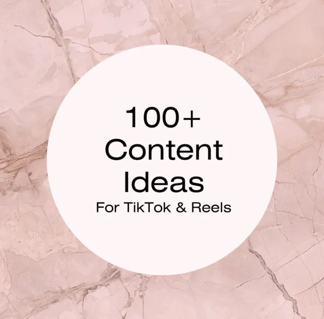 30 IDEAS DE CONTENIDO PARA TUS REDES💌