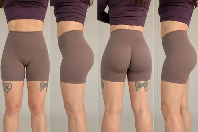 Aura Short Seamless con frunce elástico 6