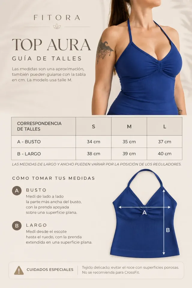 Musculosa Aura Halter Seamless 5