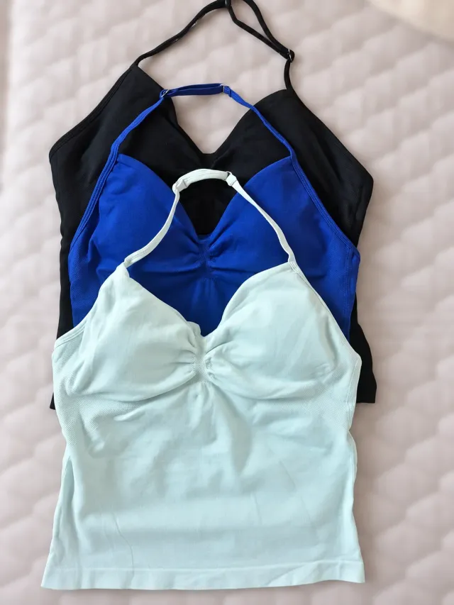Musculosa Aura Halter Seamless 3