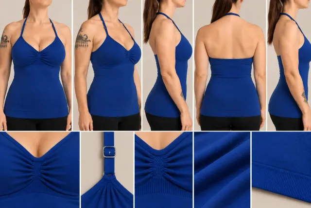 Musculosa Aura Halter Seamless 4