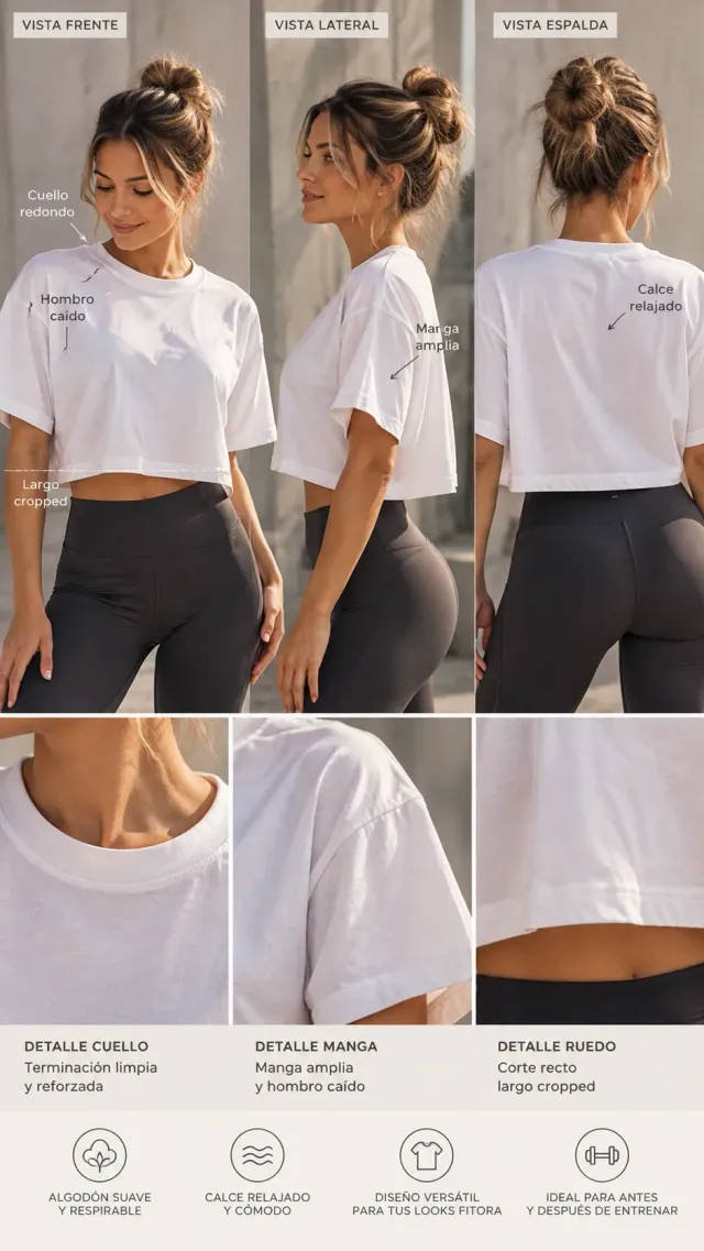 Crop Top Algodon Premium calidad 20.1 2