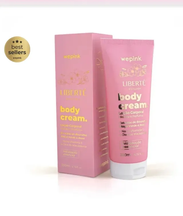 Body Cream Liberté Exclusif Desodorante Hidratante 200ml - Wepink