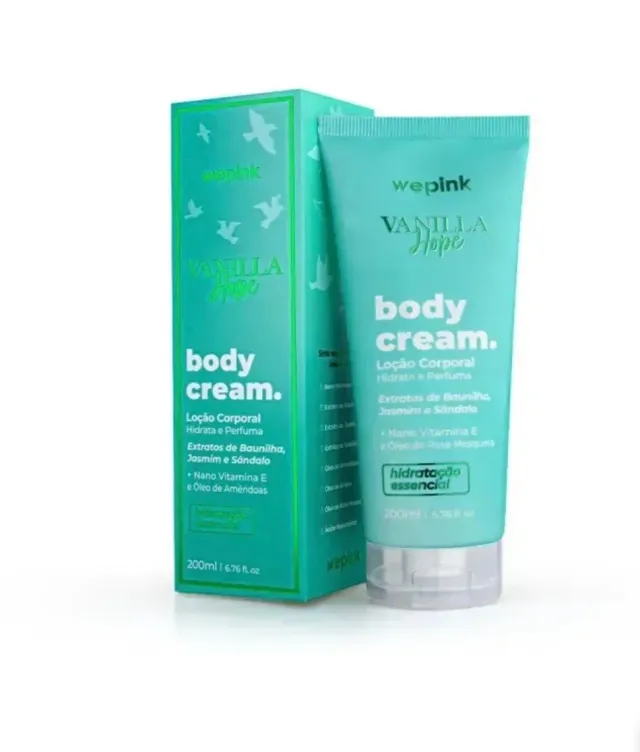 Body Cream Vanilla Hope Desodorante Hidratante 200ml - Wepink