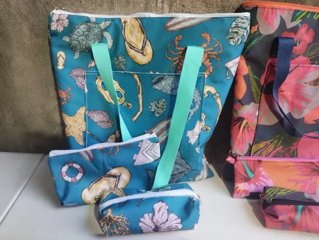 Bolso Playero con neceser