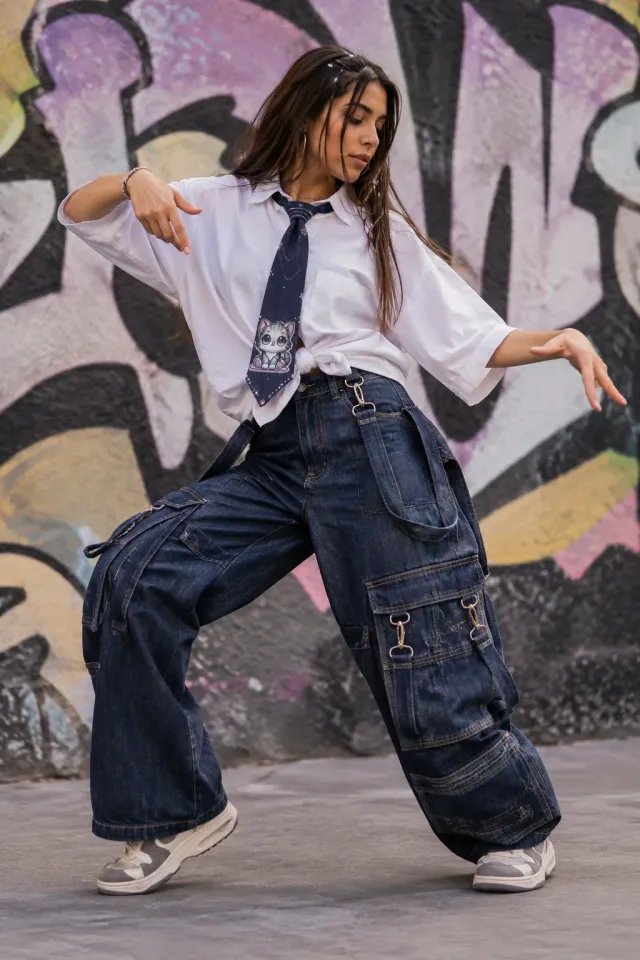 Pantalón de jean Urbano 8 bolsillos Talle 38