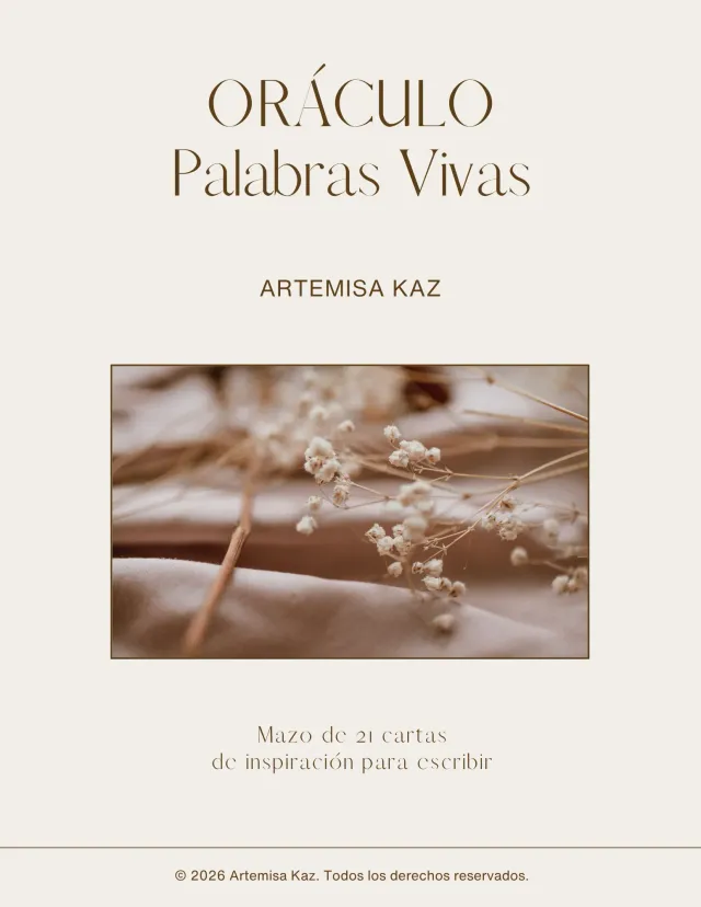 Oráculo de escritura - "Palabras Vivas".