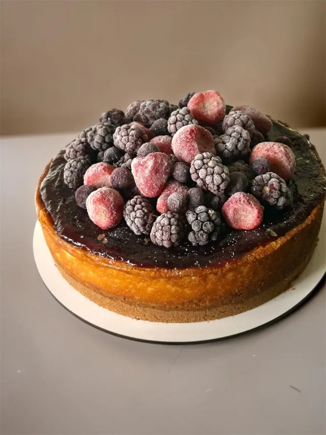 Cheesecake de frutos rojos