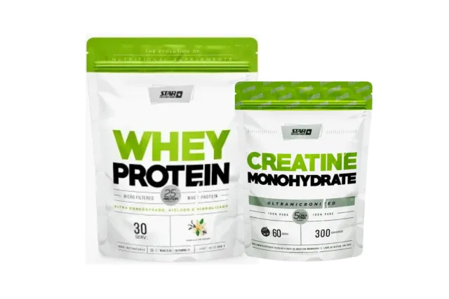 Creatina 300g + Proteina 2lb Star Nutrition