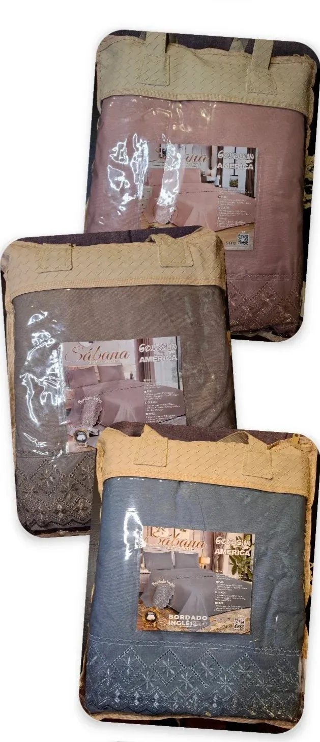 Sabanas tamaño Queen con bordado