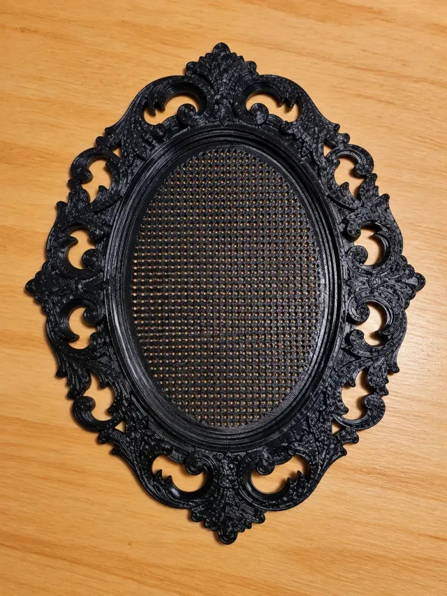 Marco ornamental para Punto Cruz - Negro 2