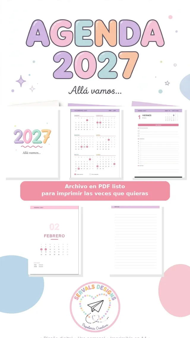 Agenda 2027 A6  color (Imprimible PDF)