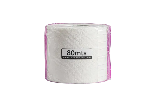 Papel higiénico 80 mt