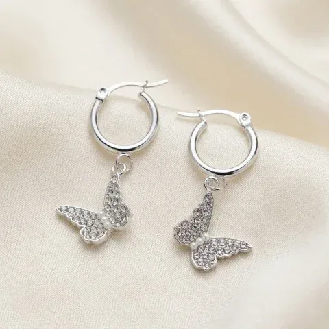 Aros Mariposa Strass