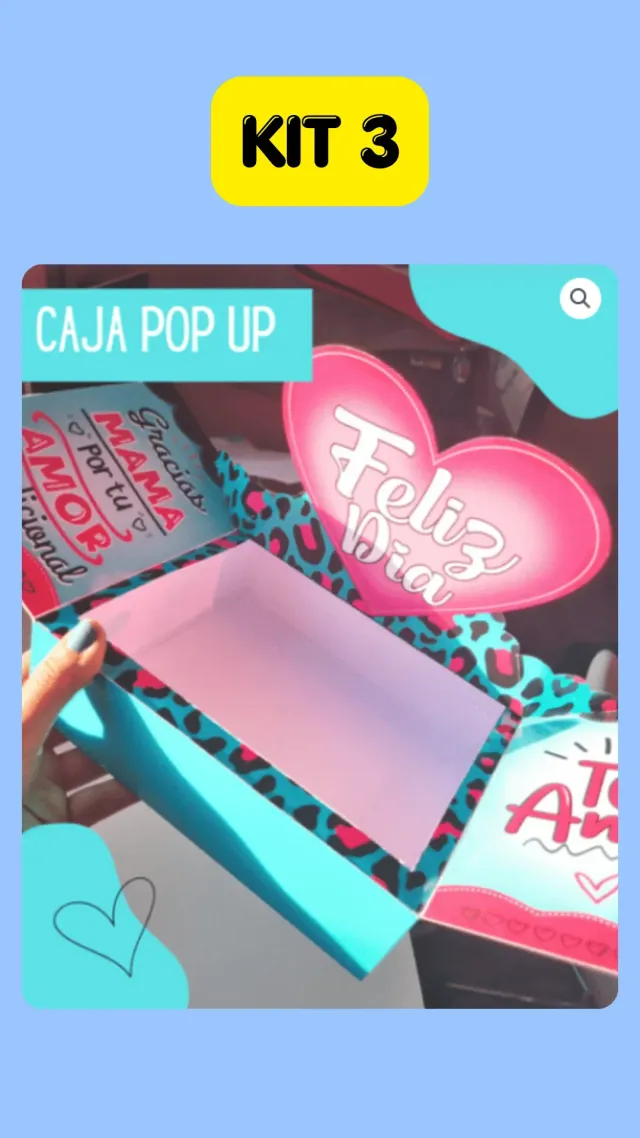 Caja pop para Mamá