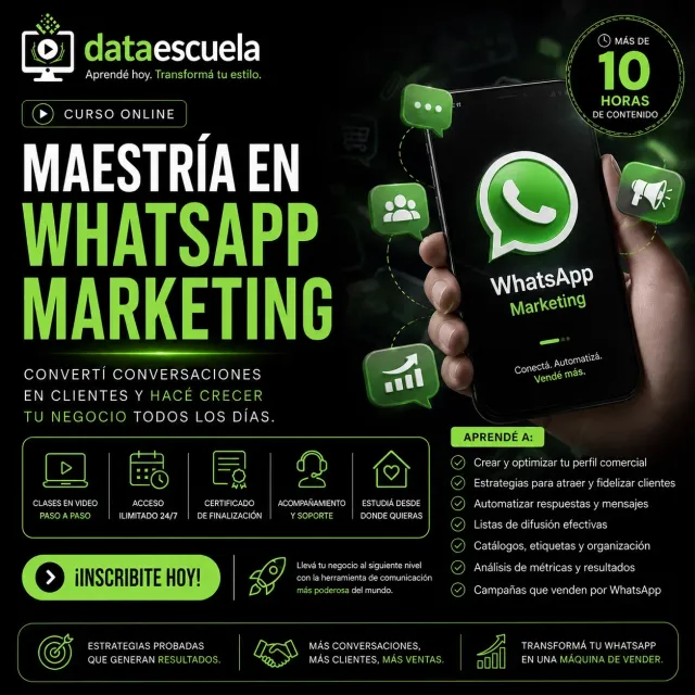 Curso de Maetría en Whatsapp Marketing