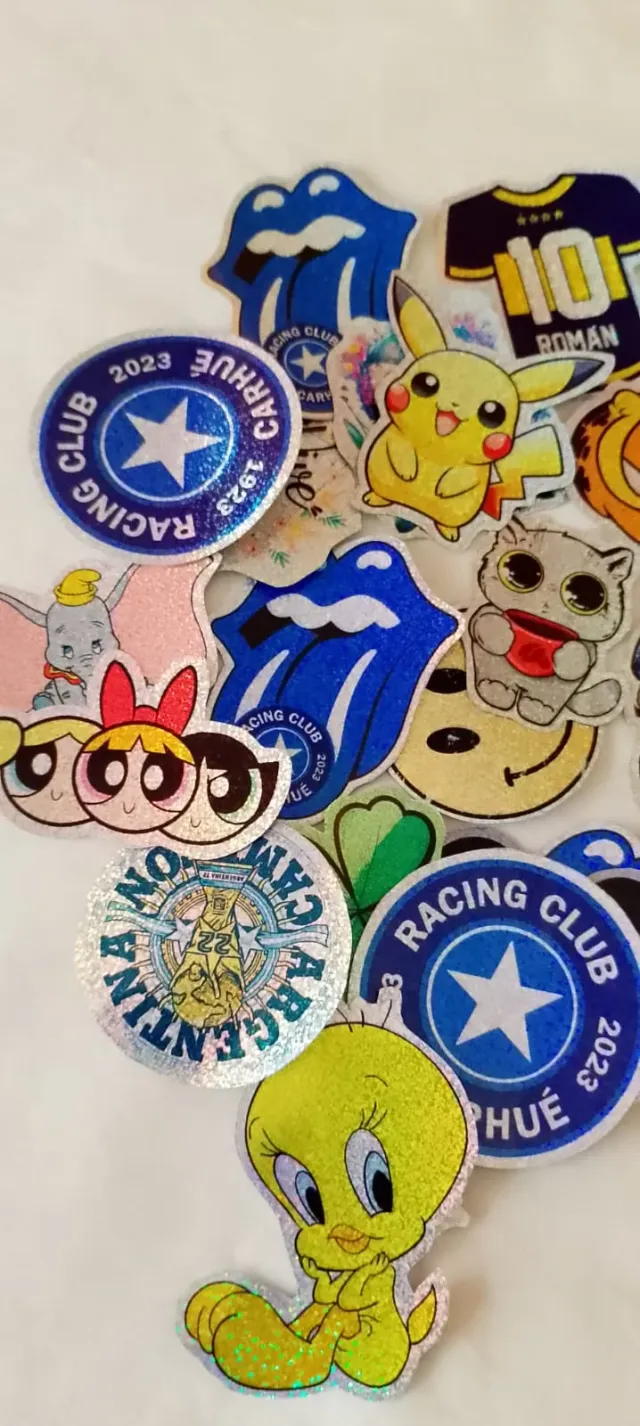 Calcos Holográficas y Blancas.  ¡Personalizamos! 5