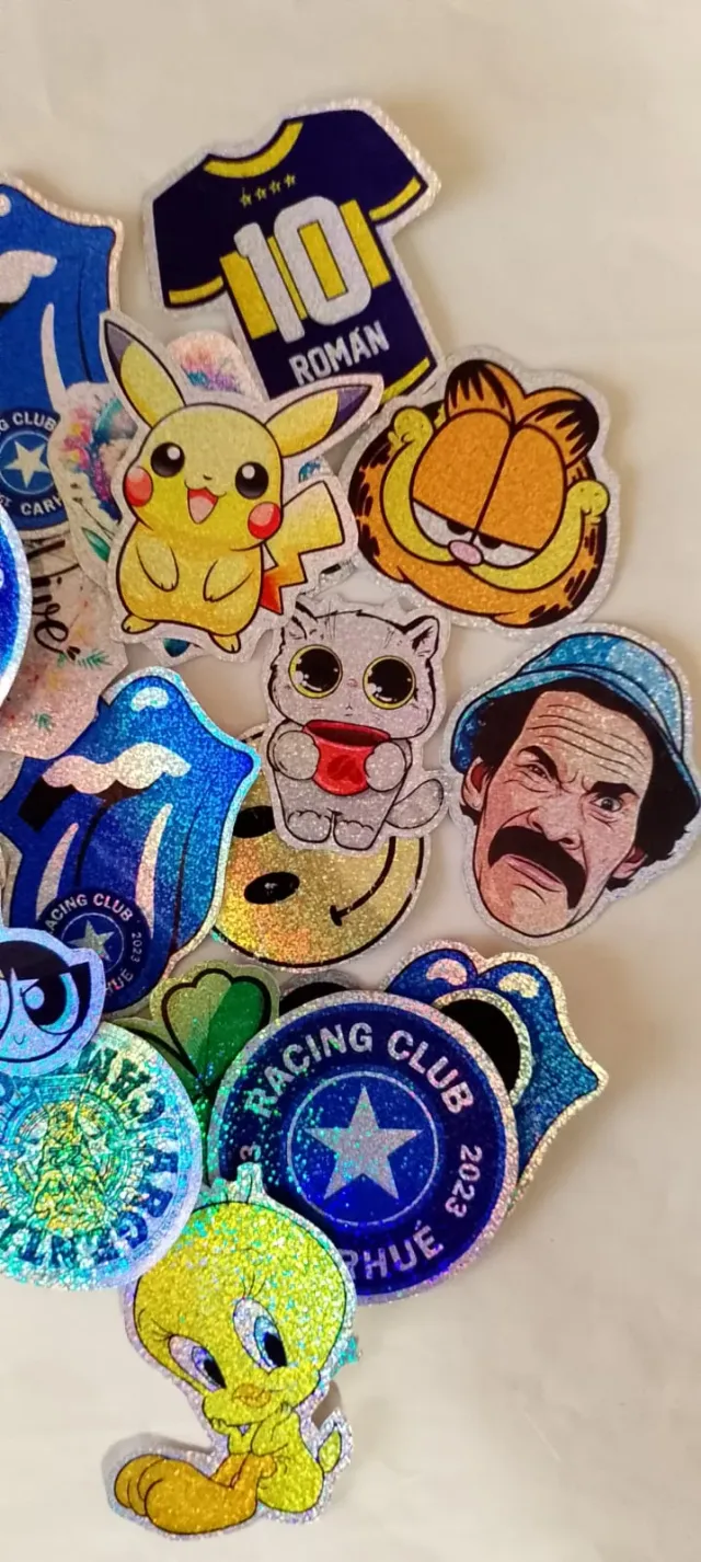 Calcos Holográficas y Blancas.  ¡Personalizamos! 6