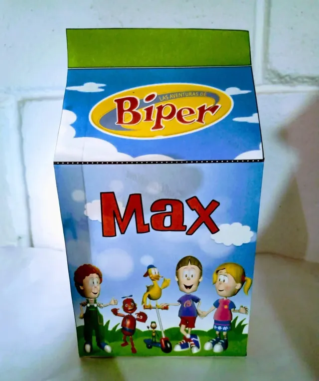 Milk Box Cajitas Golosineras Personalizadas X10 6