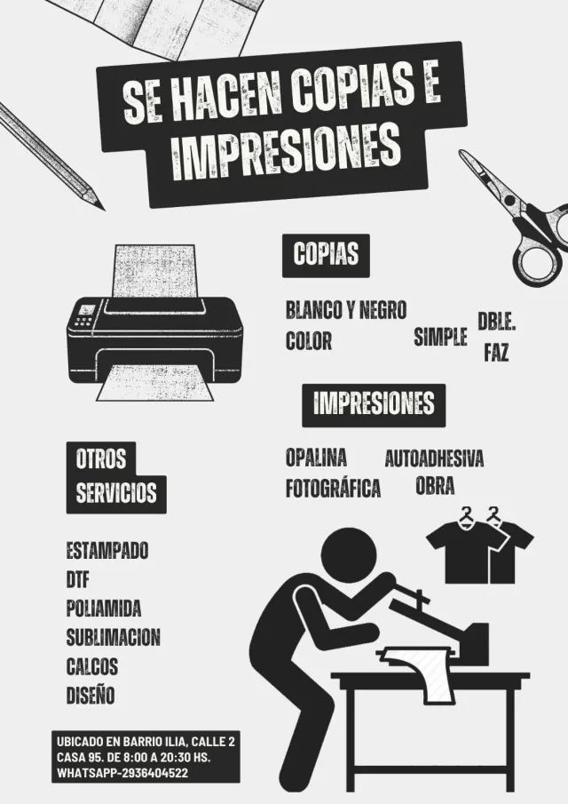 Fotocopiado e impresiones