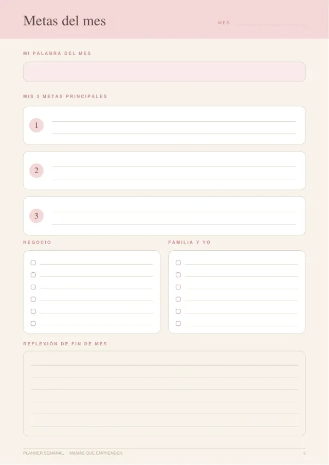 Planner organizador. 4