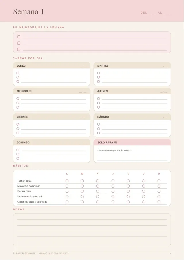 Planner organizador. 3