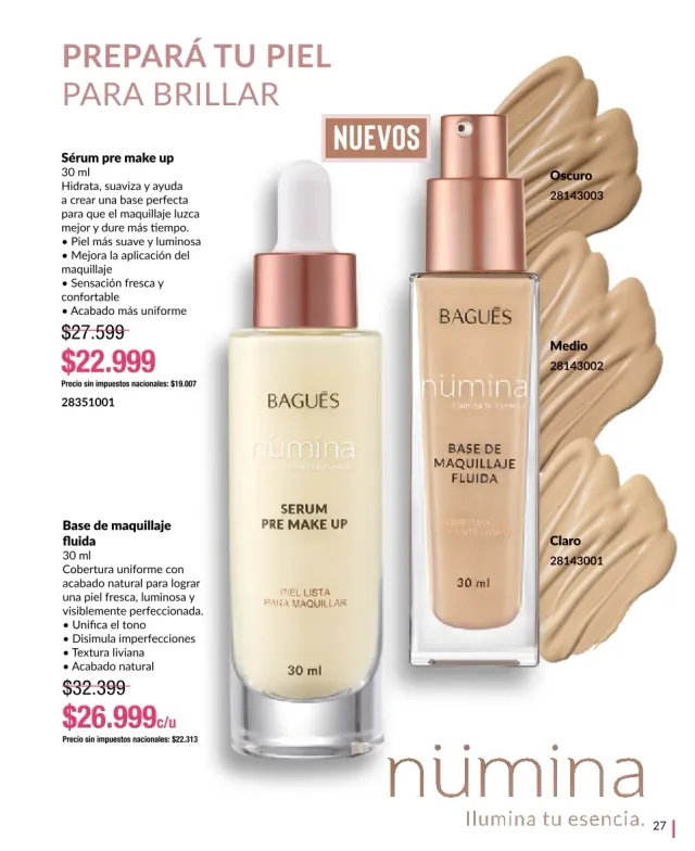 Sérum pre make up/Base
