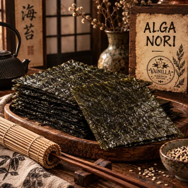 Alga Nori Hojas