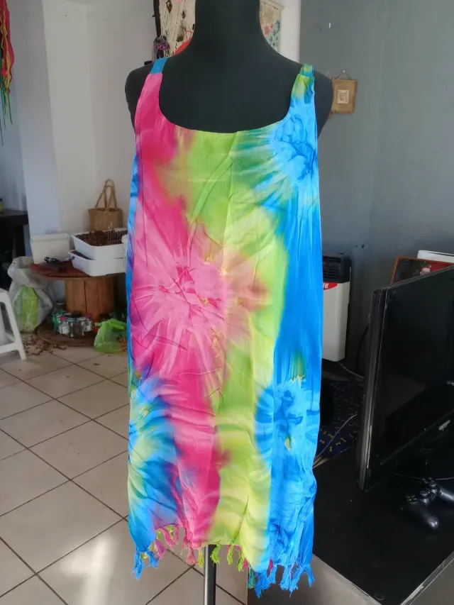 Vestido de algodón playero