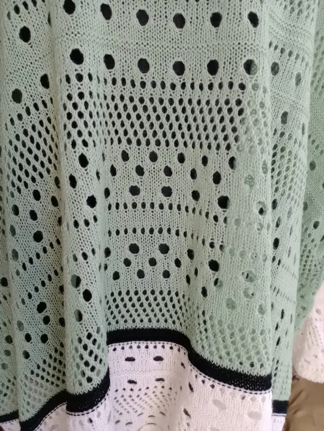 Poncho tejido de verano 3
