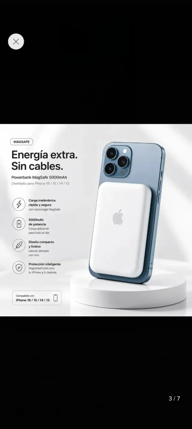Batería Portátil Magnética iphone 2