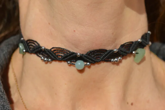 Chocker tejido con escallas #2